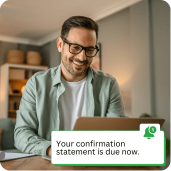 Entrepreneur uses Online Filings’ reminders to meet Companies House deadlines for confirmation and dormant filings.