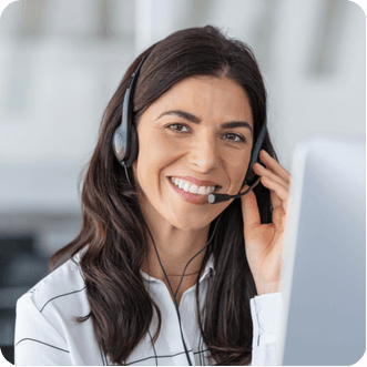 Entrepreneur receiving friendly, expert assistance from Online Filings via phone, email, or chat for help with dormant accounts filing