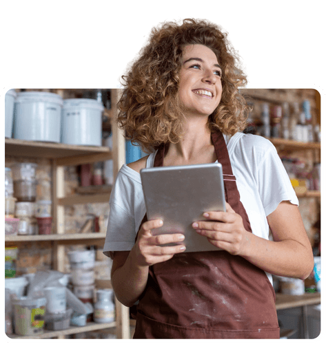 Happy entrepreneur using Online Filings to file dormant company accounts with Companies House in the UK