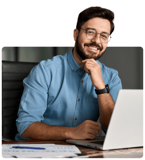 Happy entrepreneur using Online Filings to make a UK company dormant with Companies House